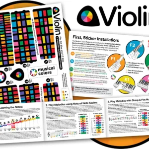 Violin Fingerboard Note Sticker Guides